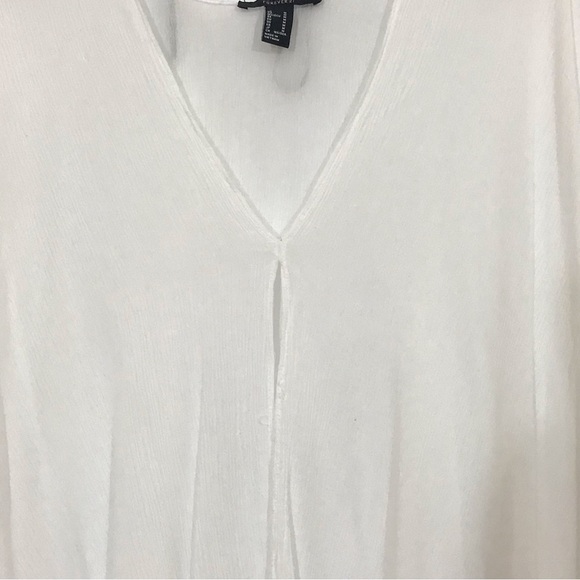 Sz M | Forever 21 | Batwing Sleeve Beach Cover Up Kimono Bathing suit Cover Up - Picture 3 of 8